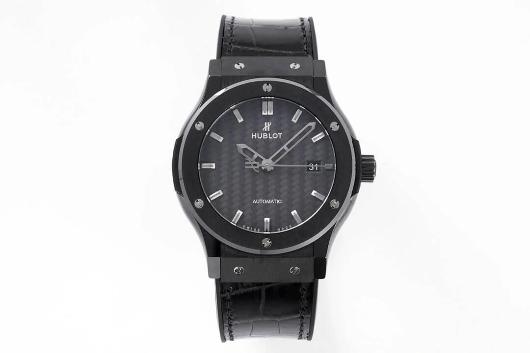 GSF Hublot Classic Fusion 542.CM.1770.RX GS Factory 1:1 Best Edition Replica Watch Black Leather Strap
